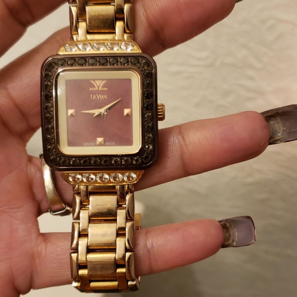 Le VIAN CHOCOLATE DIAMONDS  WATCH - Picture 2 of 5